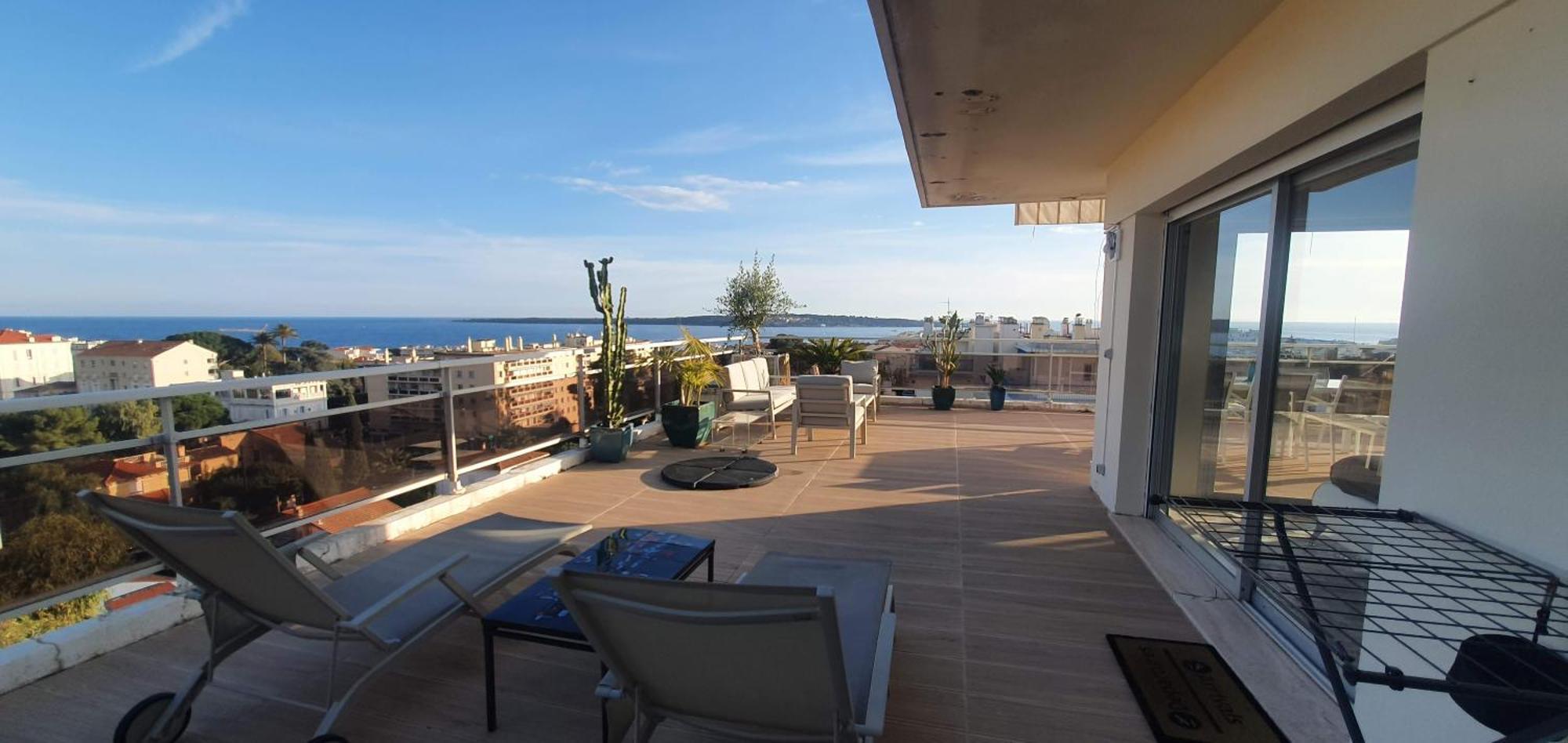 Villa Sur Le Toit - Vue Mer Exceptionnelle Cannes Esterno foto