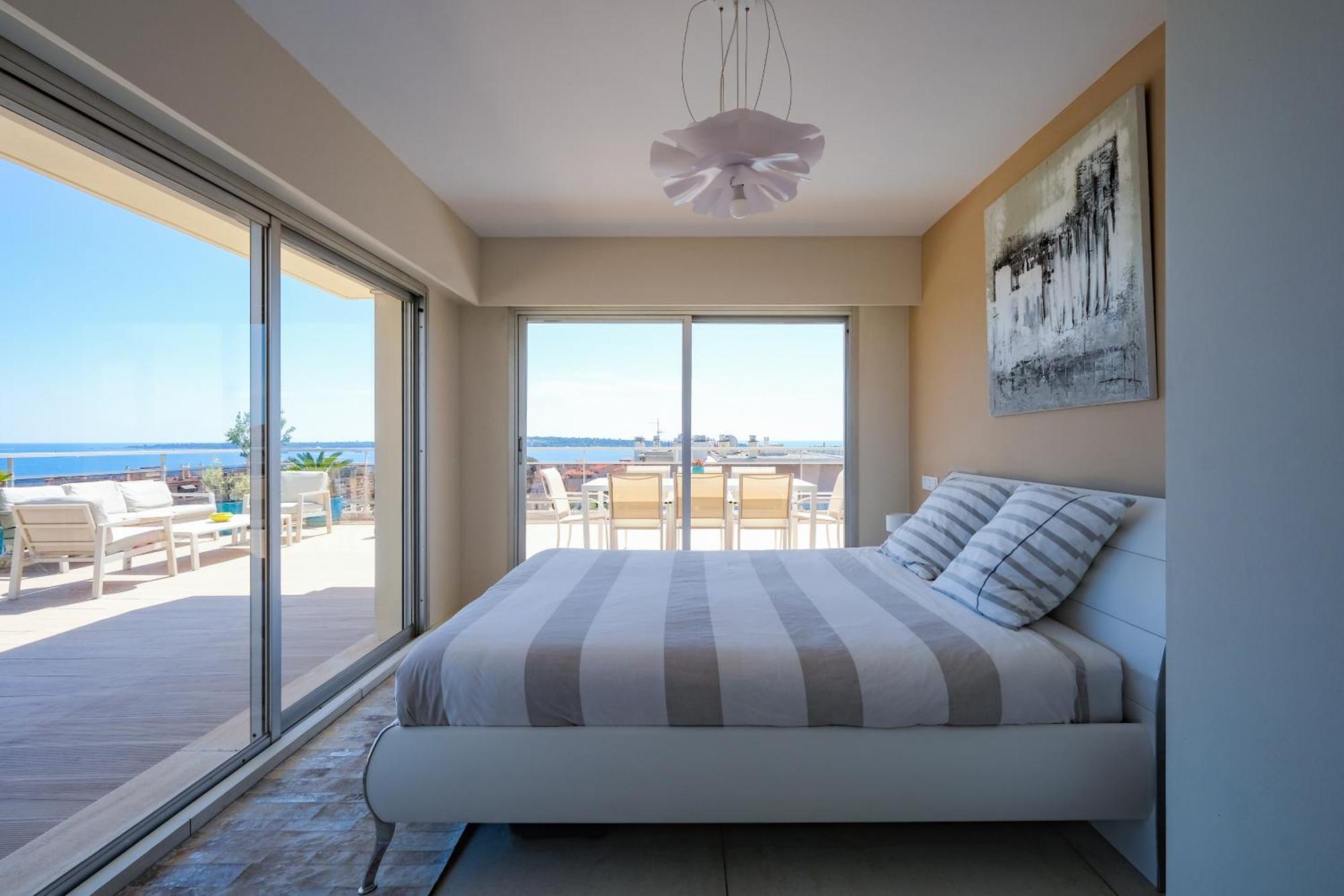 Villa Sur Le Toit - Vue Mer Exceptionnelle Cannes Esterno foto
