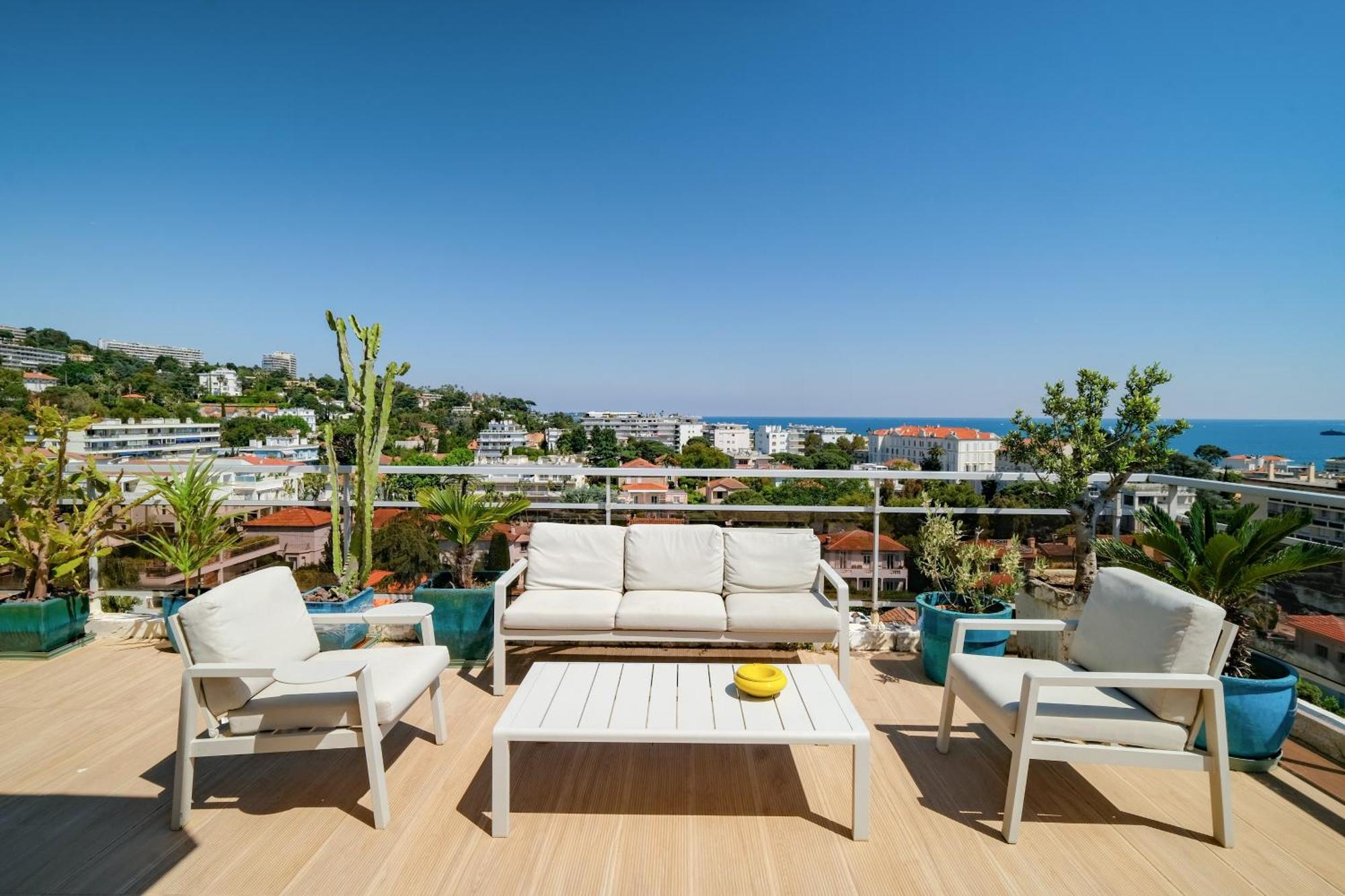 Villa Sur Le Toit - Vue Mer Exceptionnelle Cannes Esterno foto