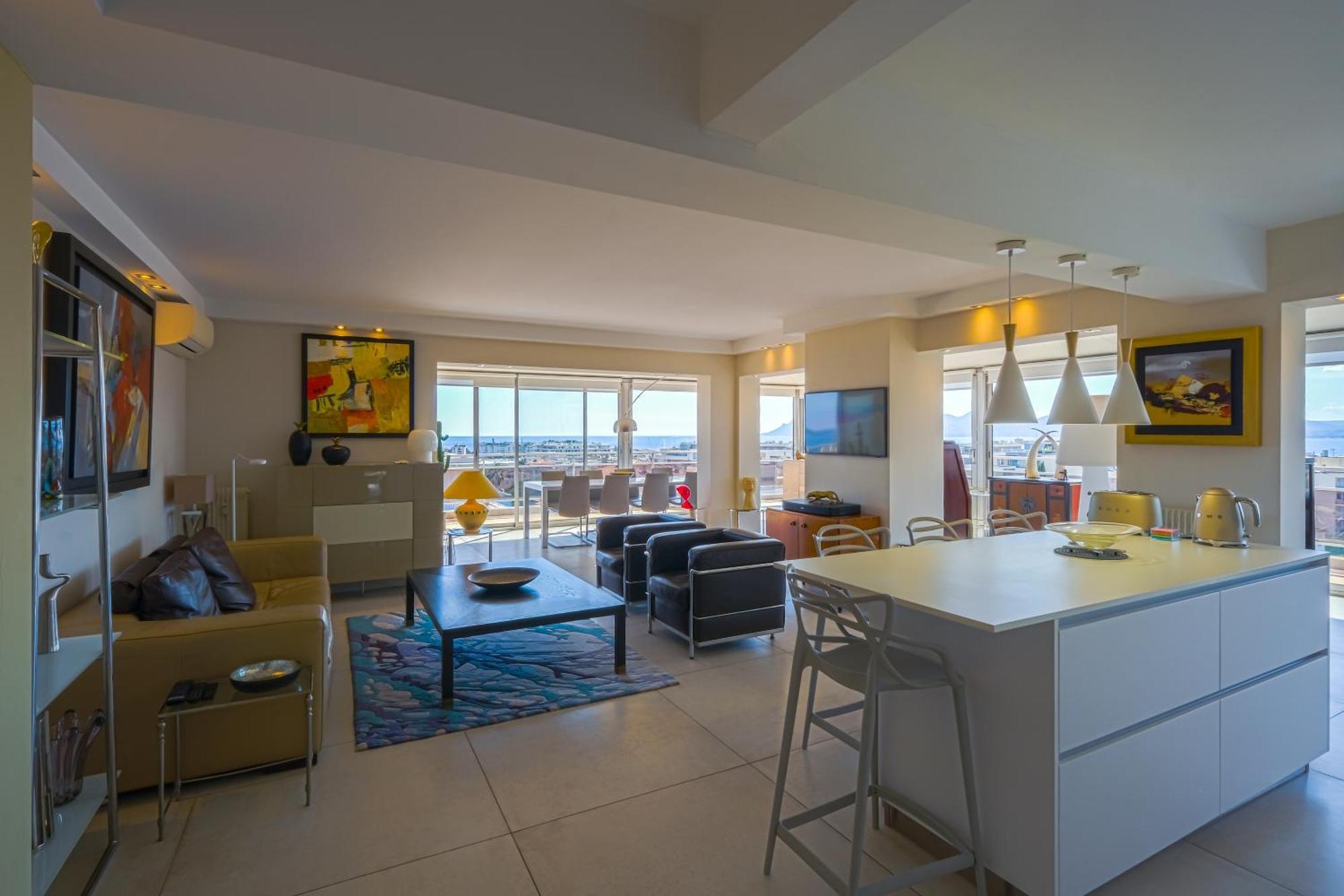 Villa Sur Le Toit - Vue Mer Exceptionnelle Cannes Esterno foto